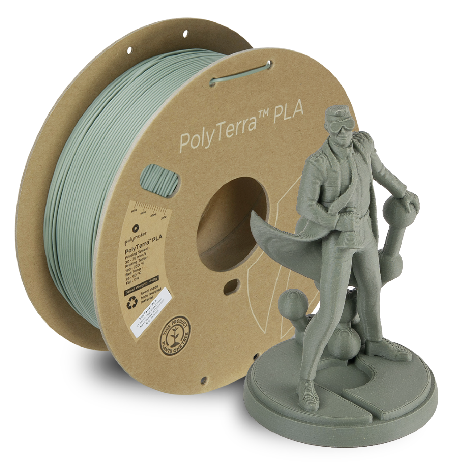 Panchroma™ Matte PLA (Formerly PolyTerra™ PLA)