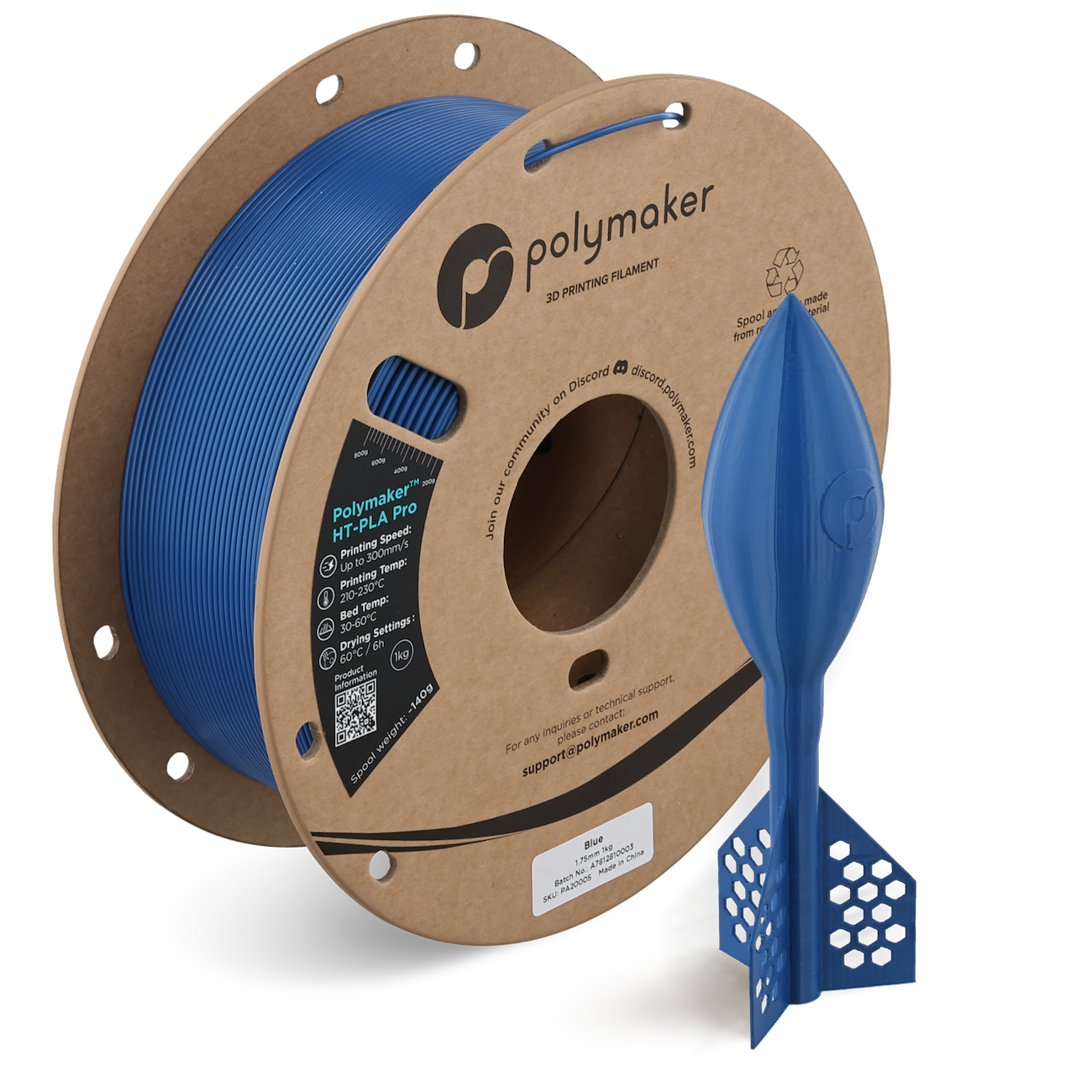 Polymaker™ HT-PLA Pro filament- Tougher and Heat Ready to Print