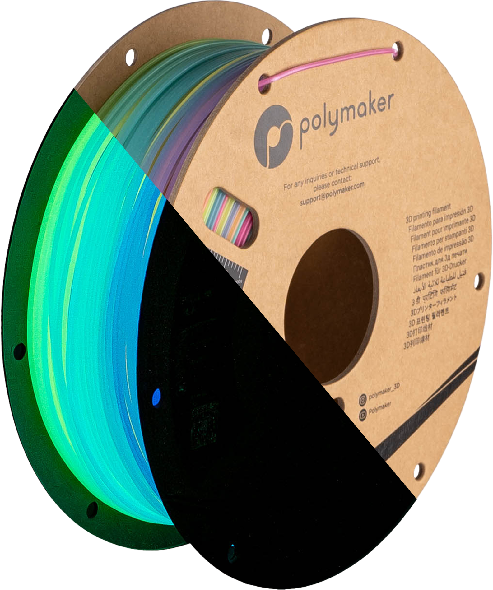 #color_Luminous Rainbow (nighcore magic filament)
