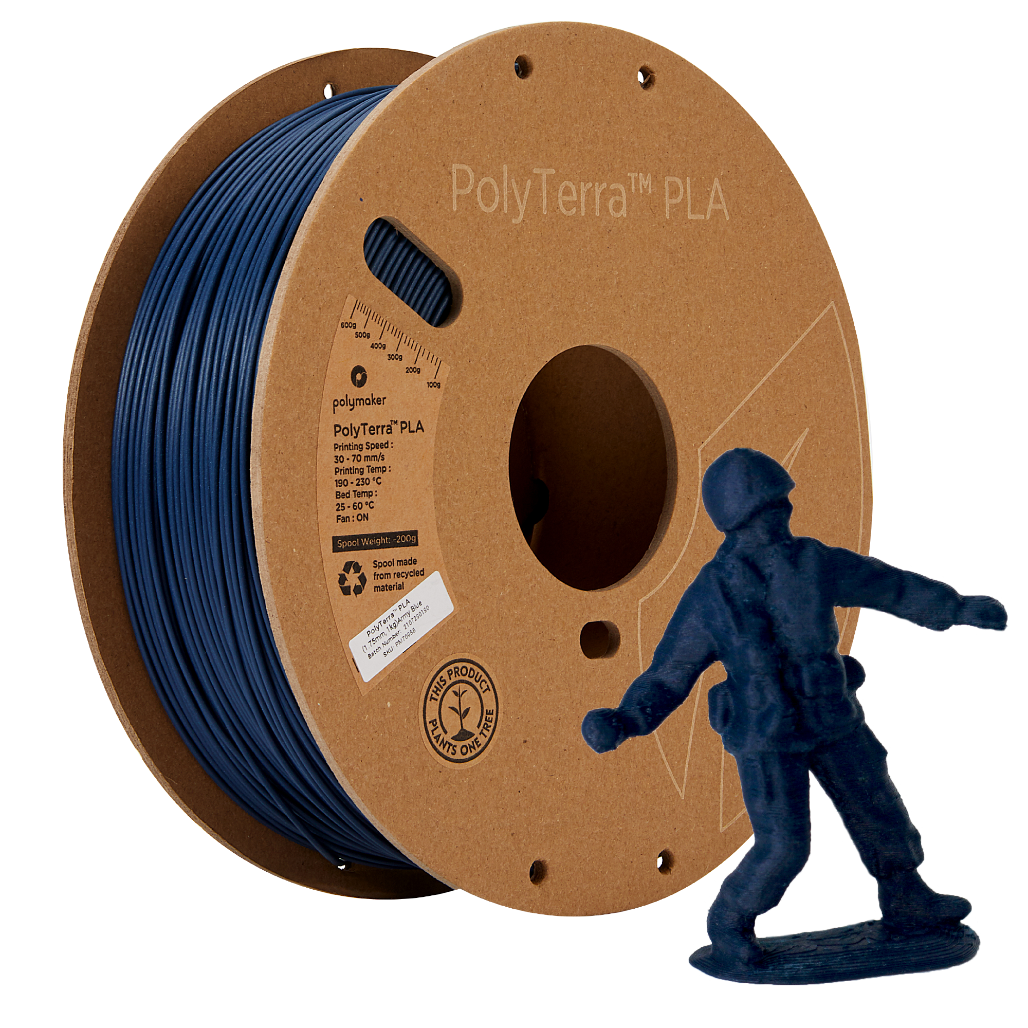 Panchroma™ Matte PLA (Formerly PolyTerra™ PLA)