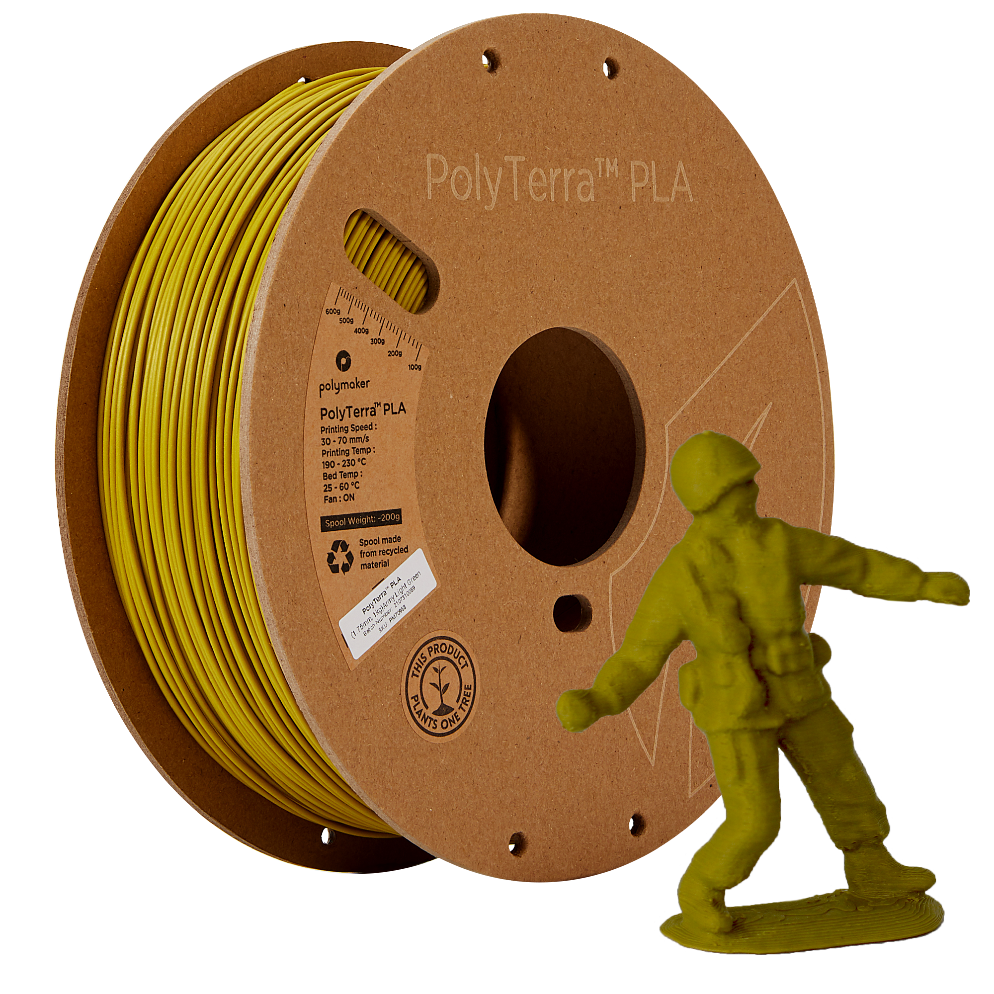 Panchroma™ Matte PLA (Formerly PolyTerra™ PLA)