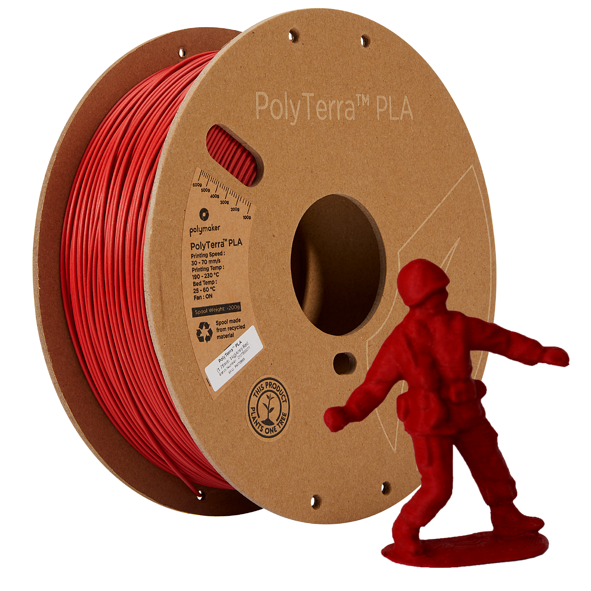 Panchroma™ Matte PLA (Formerly PolyTerra™ PLA)