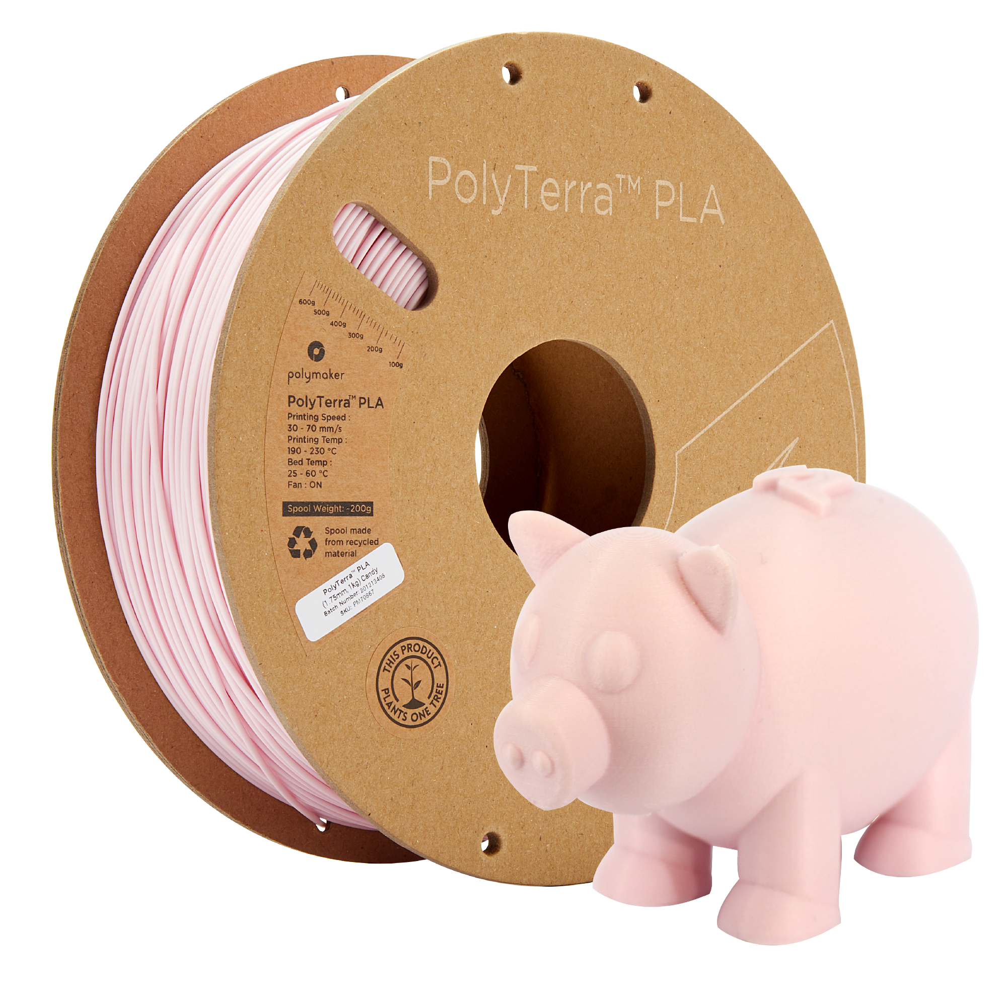 Panchroma™ Matte PLA (Formerly PolyTerra™ PLA)