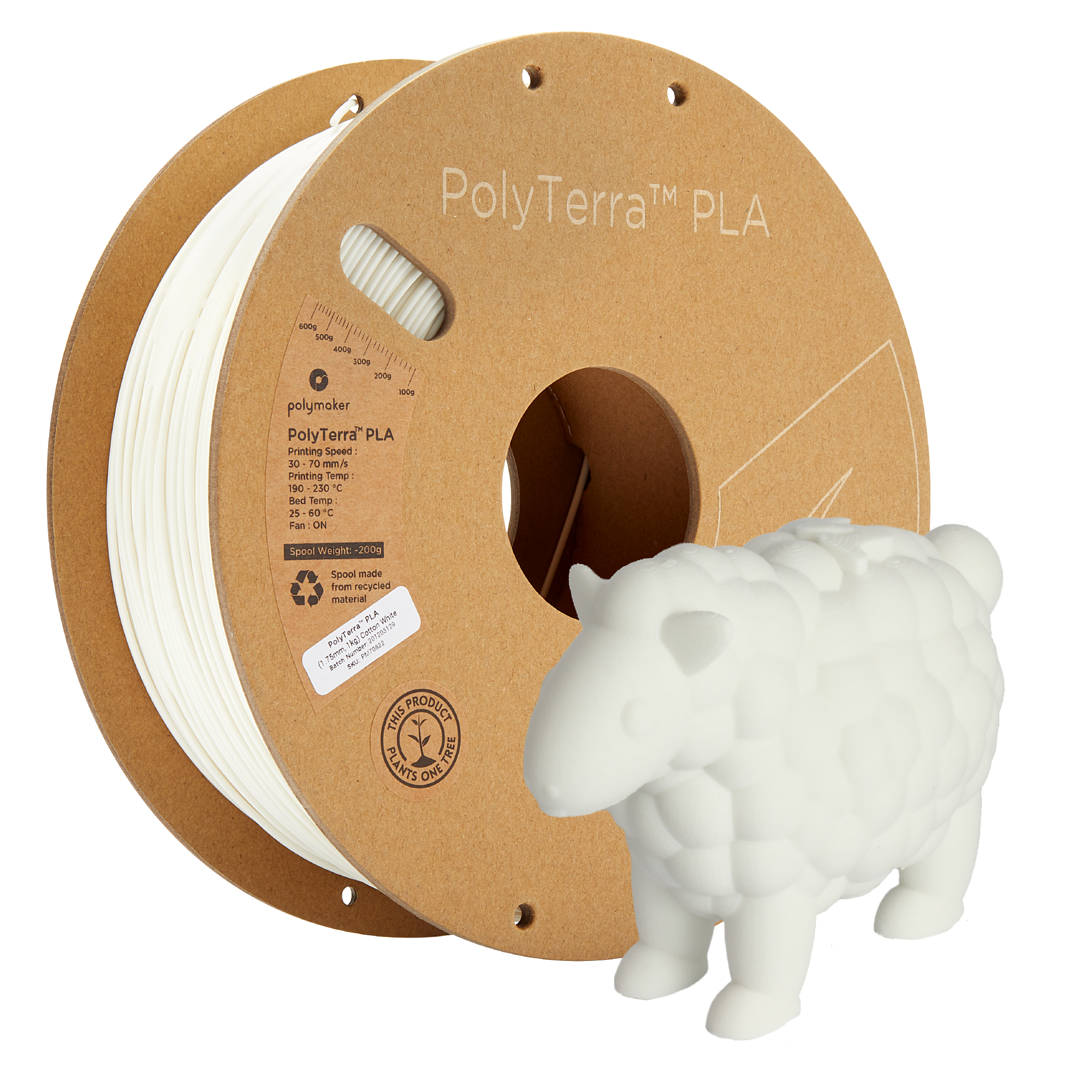 Panchroma™ Matte PLA (Formerly PolyTerra™ PLA)