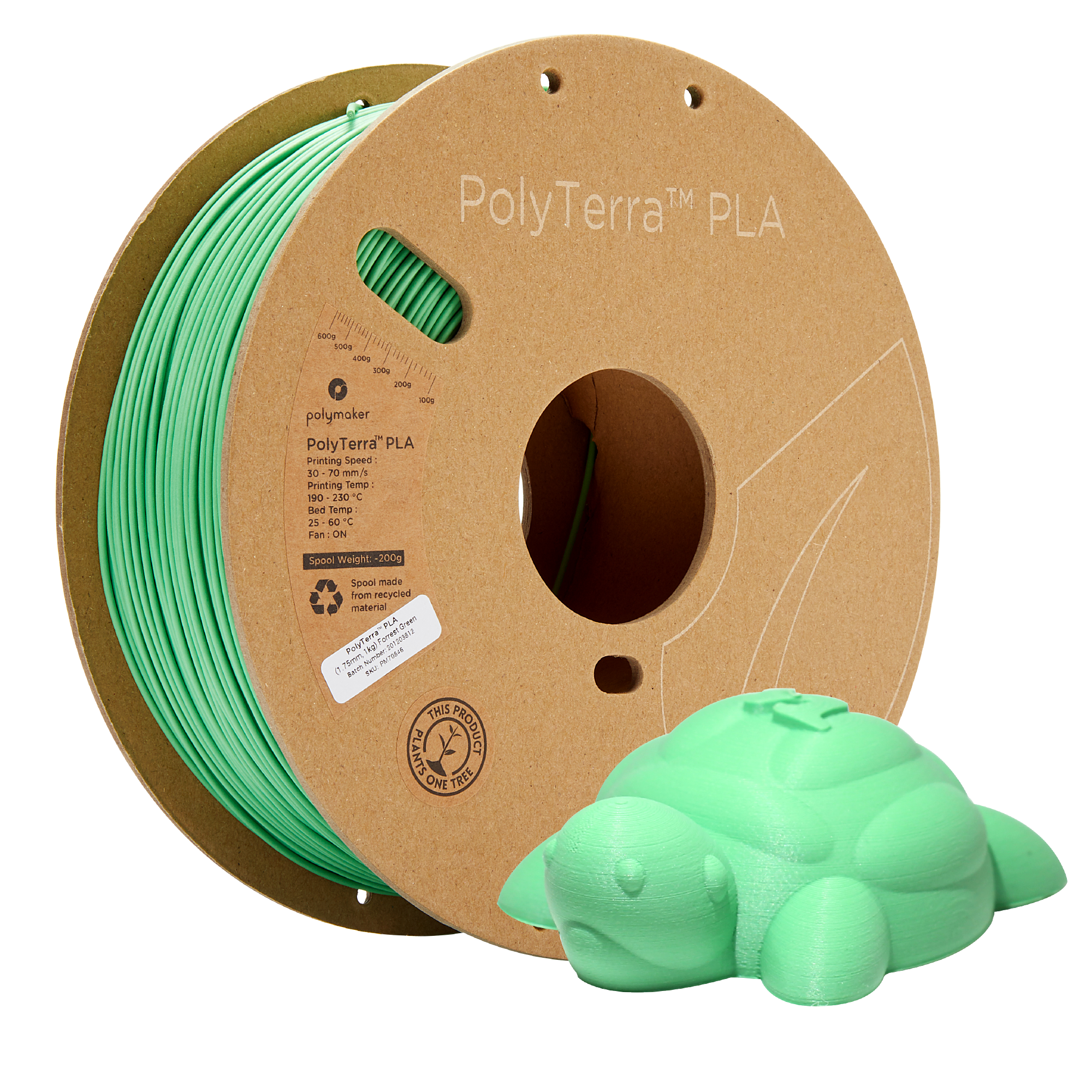 Panchroma™ Matte PLA (Formerly PolyTerra™ PLA)