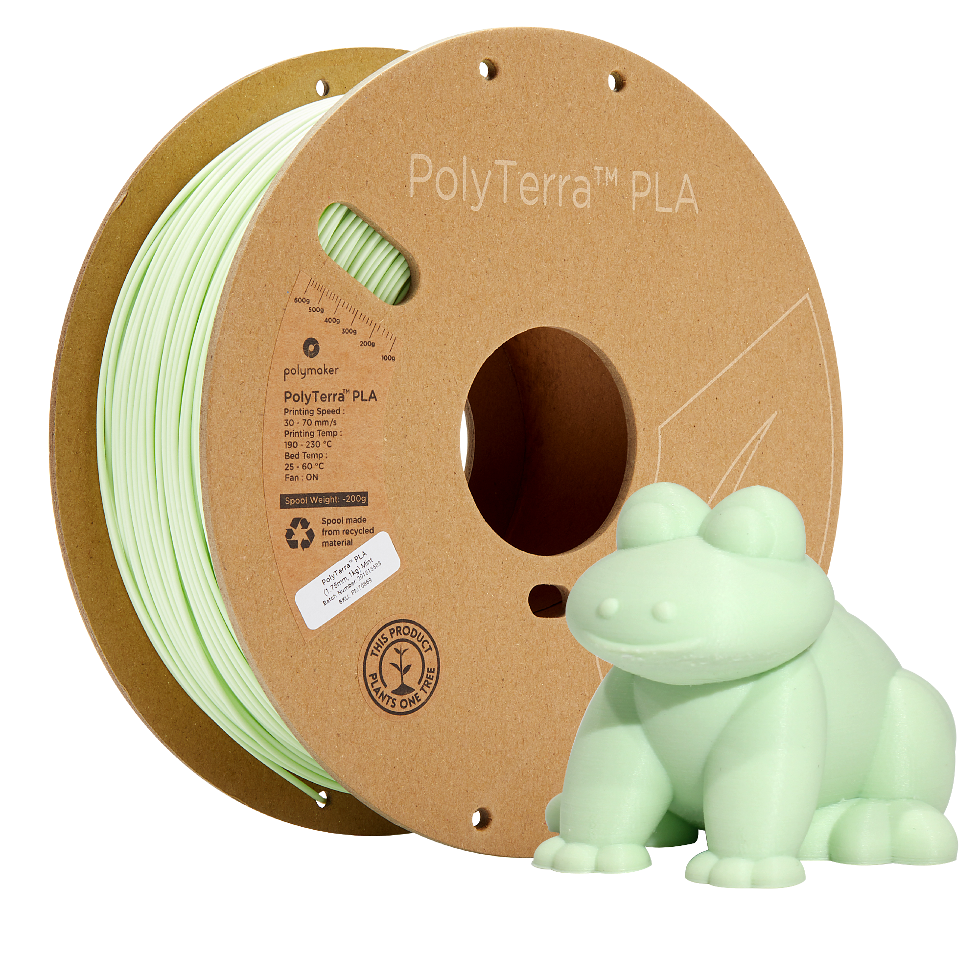 Panchroma™ Matte PLA (Formerly PolyTerra™ PLA)