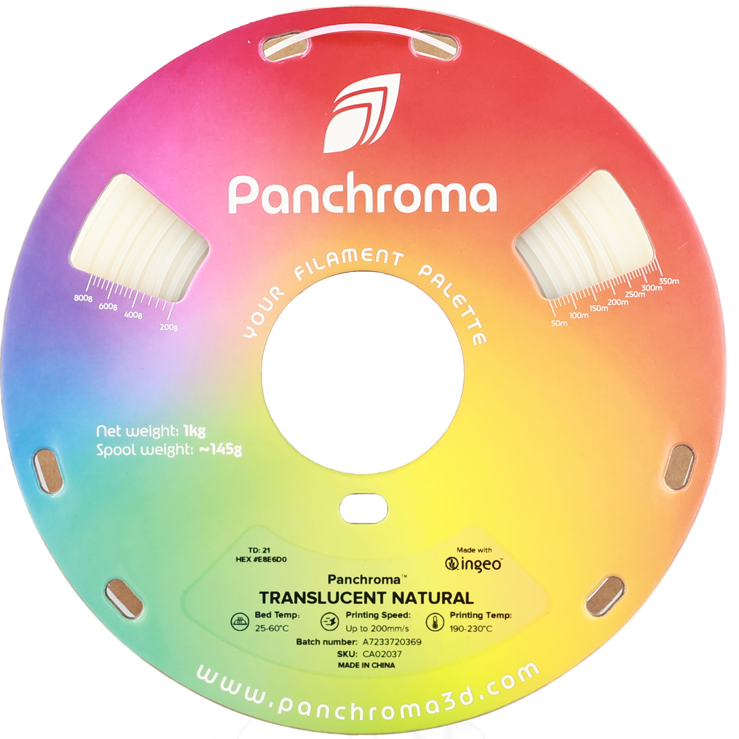 Panchroma™ Translucent PLA