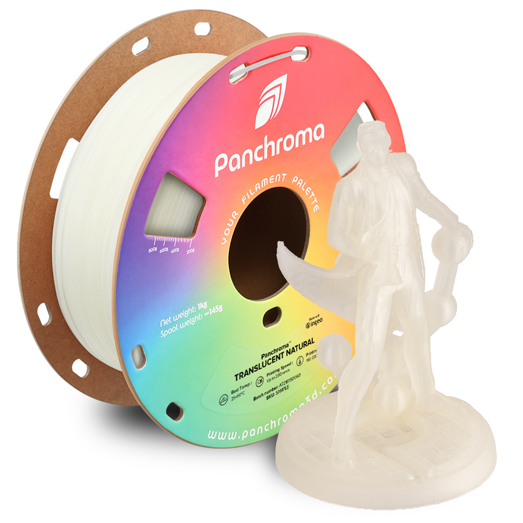 Polylite Pla Translucent Panchroma™ Translucent PLA Filament | Full Spectrum CMYK by Polymaker