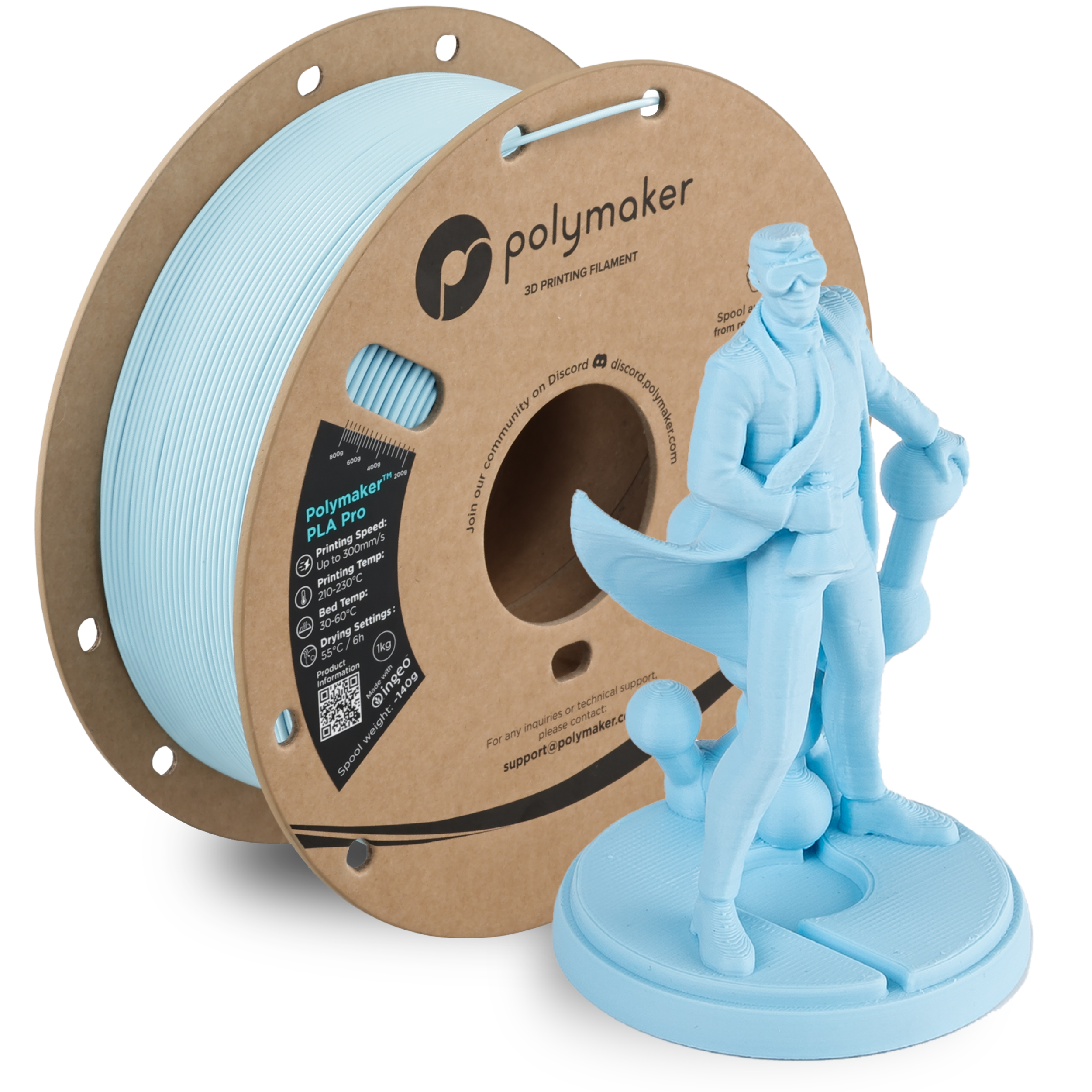 Polymaker™ PLA Pro (Formerly PolySonic™ PLA Pro)