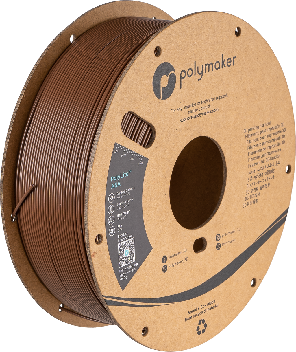 Poly Asme Polymaker™ ASA (Formerly PolyLite™ ASA)