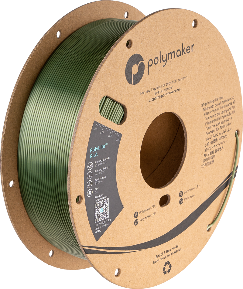 Panchroma™ Silk PLA (Formerly PolyLite™ Silk)