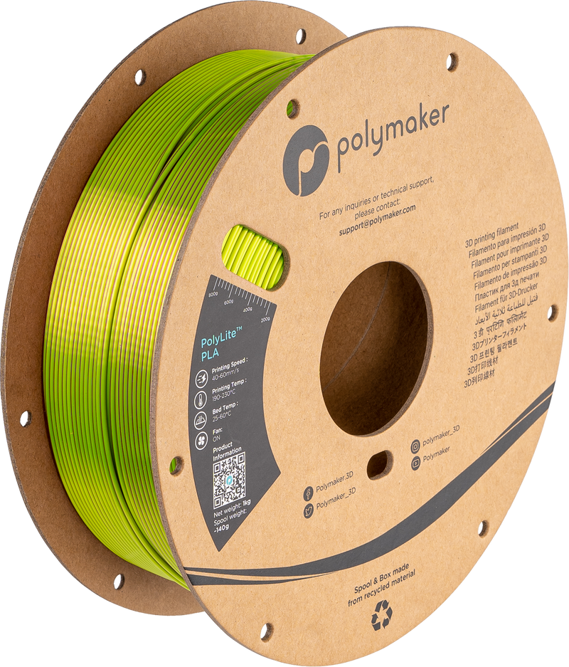 Panchroma™ Dual Silk PLA (Formerly PolyLite™ Dual Silk)