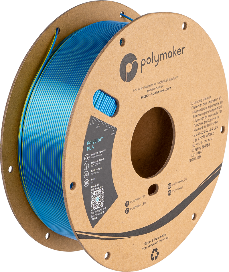 Panchroma™ Dual Silk PLA (Formerly PolyLite™ Dual Silk)