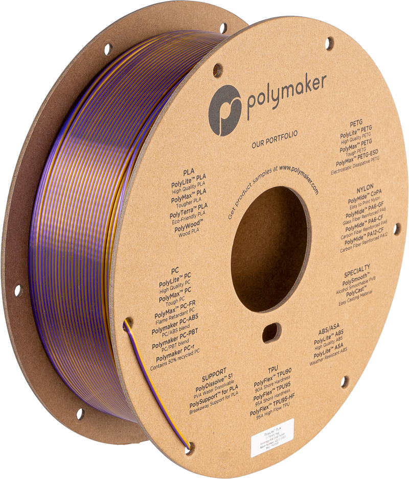 Panchroma™ Dual Silk PLA (Formerly PolyLite™ Dual Silk)