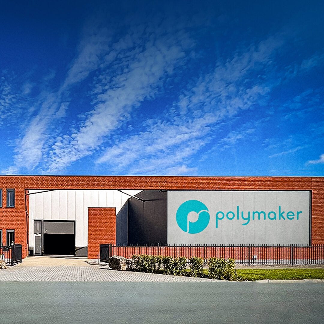 Polymaker EU warehouse in the Netherlands with stocked 3D filament pallets