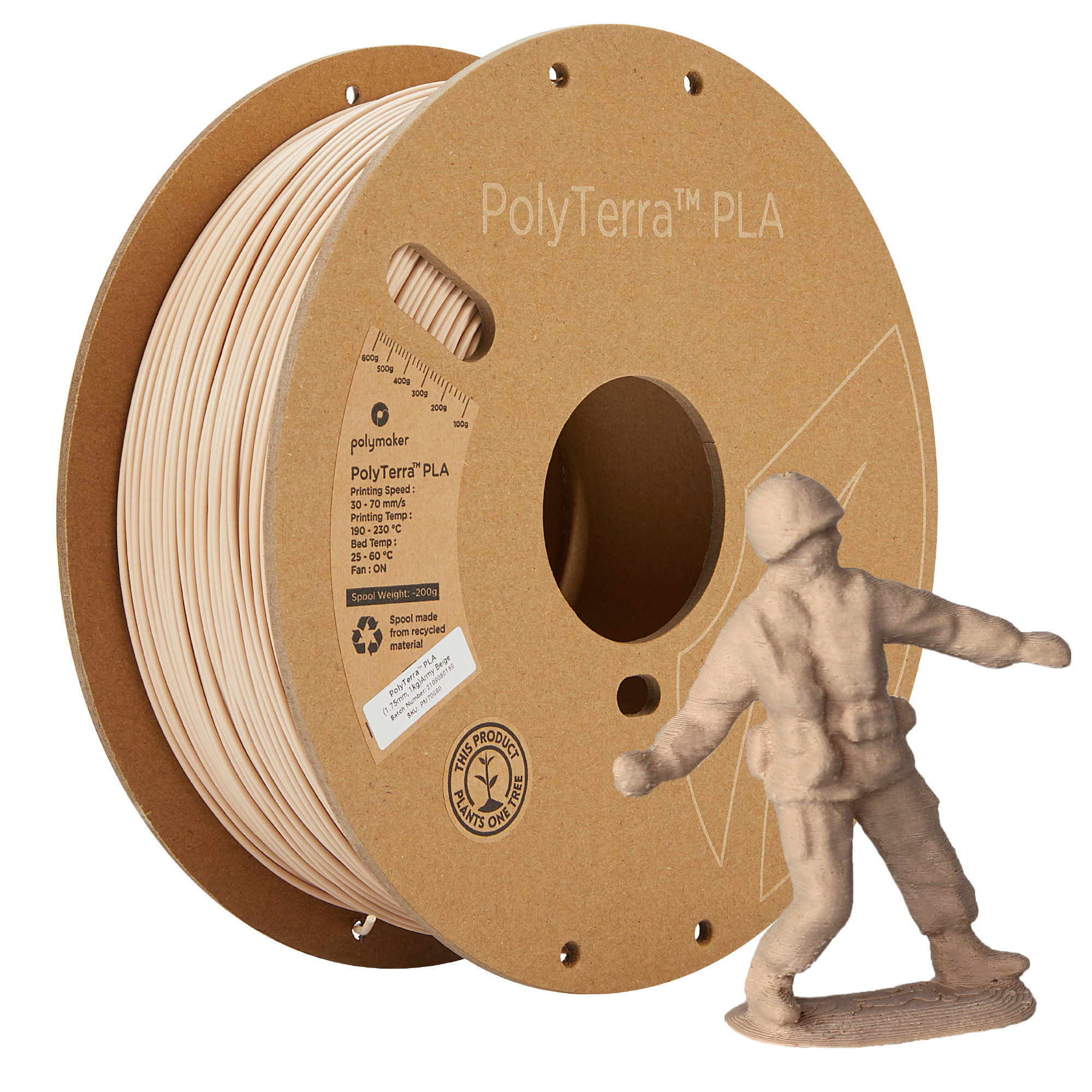 Panchroma™ Matte PLA (Formerly PolyTerra™ PLA)