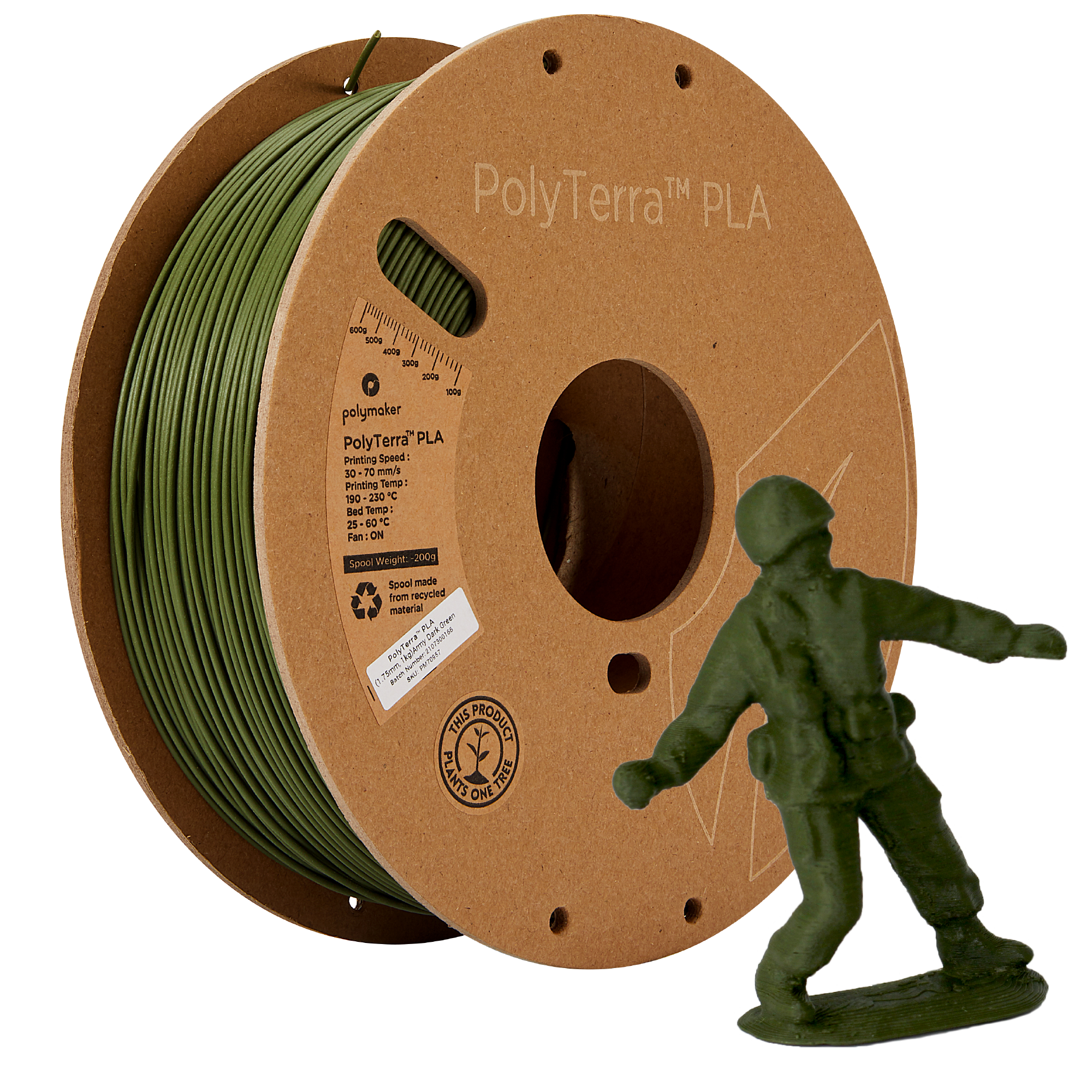 Panchroma™ Matte PLA (Formerly PolyTerra™ PLA)