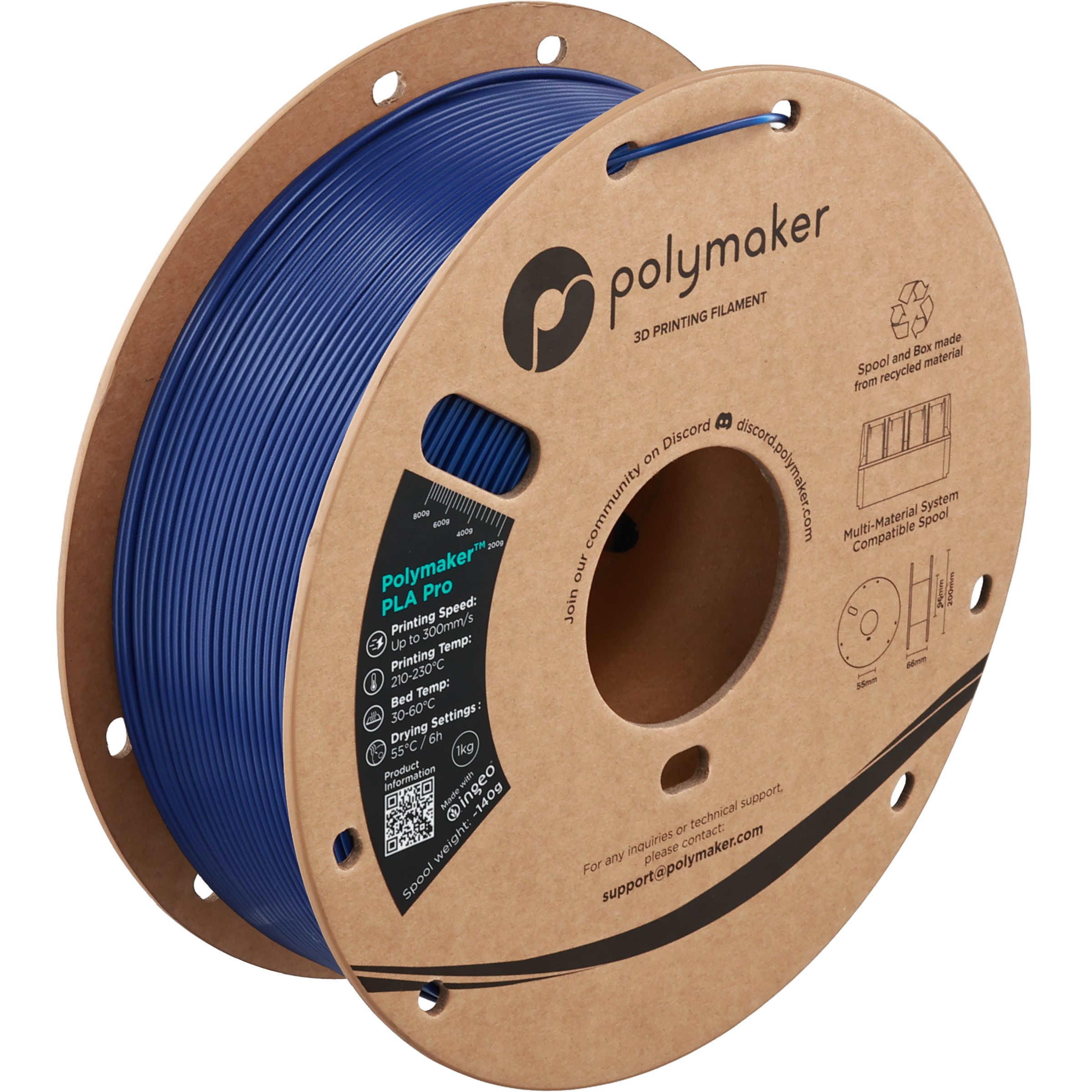 Polymaker™ PLA Pro (Formerly PolySonic™ PLA Pro)