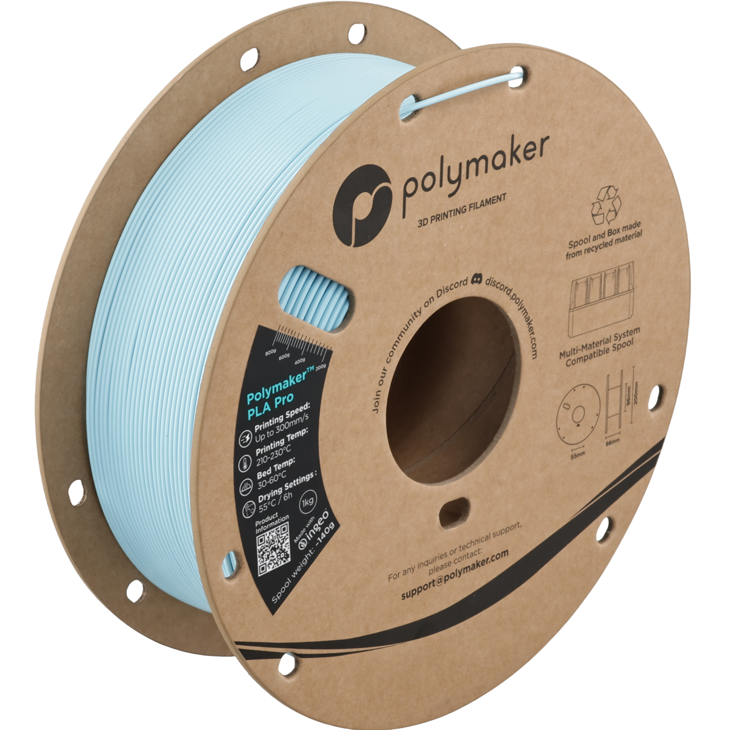 Polymaker™ PLA Pro (Formerly PolySonic™ PLA Pro)