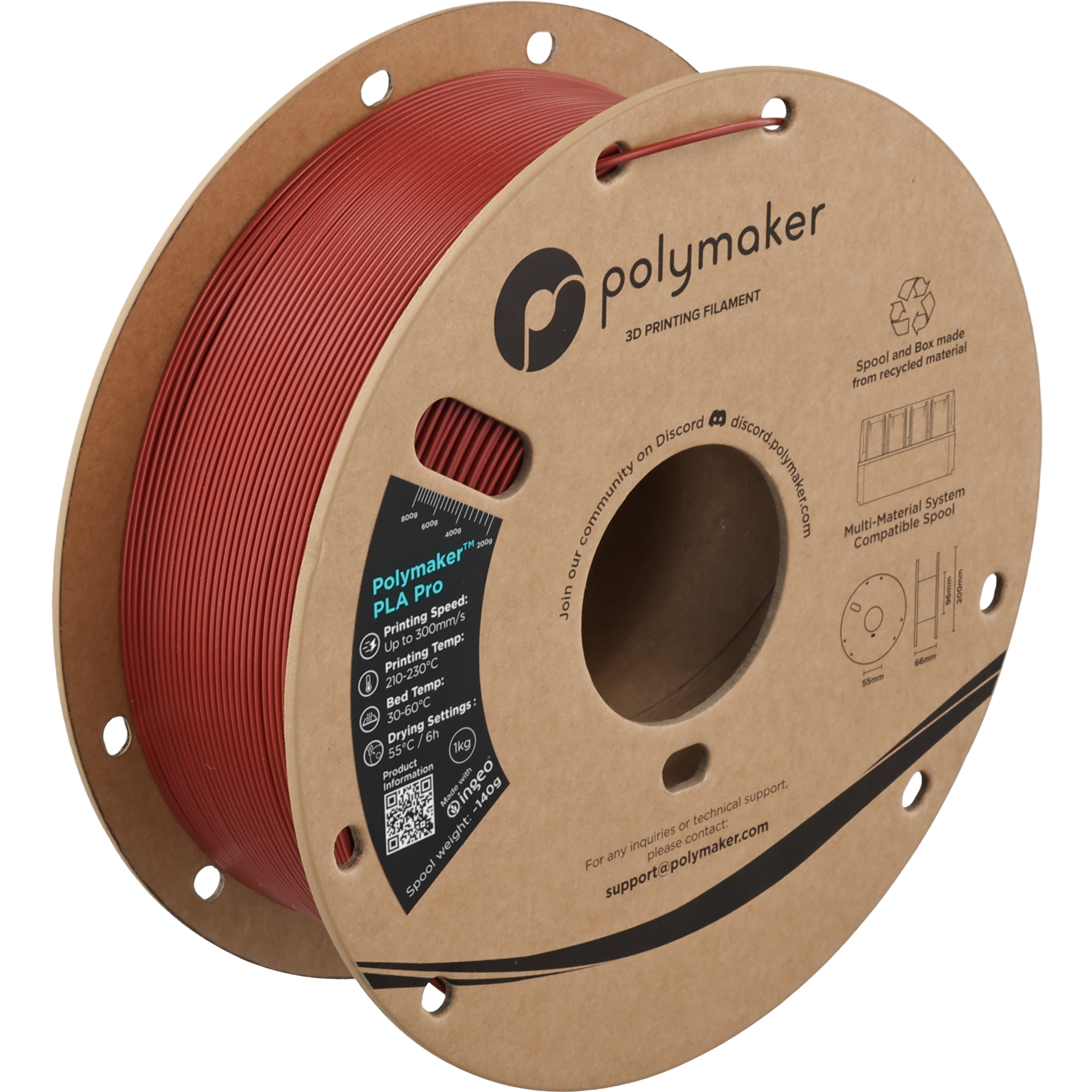 Polymaker™ PLA Pro (Formerly PolySonic™ PLA Pro)