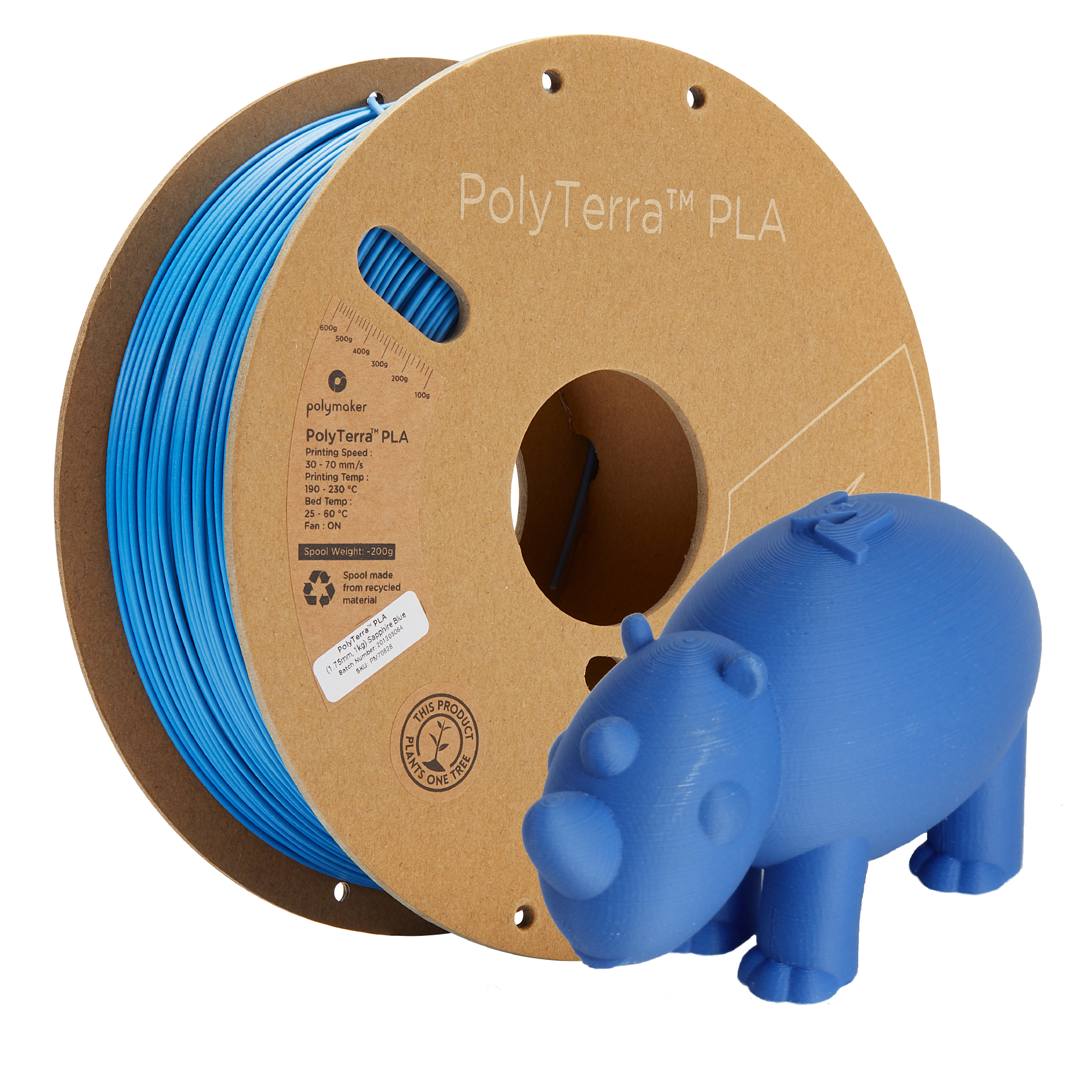 Panchroma™ Matte PLA (Formerly PolyTerra™ PLA)