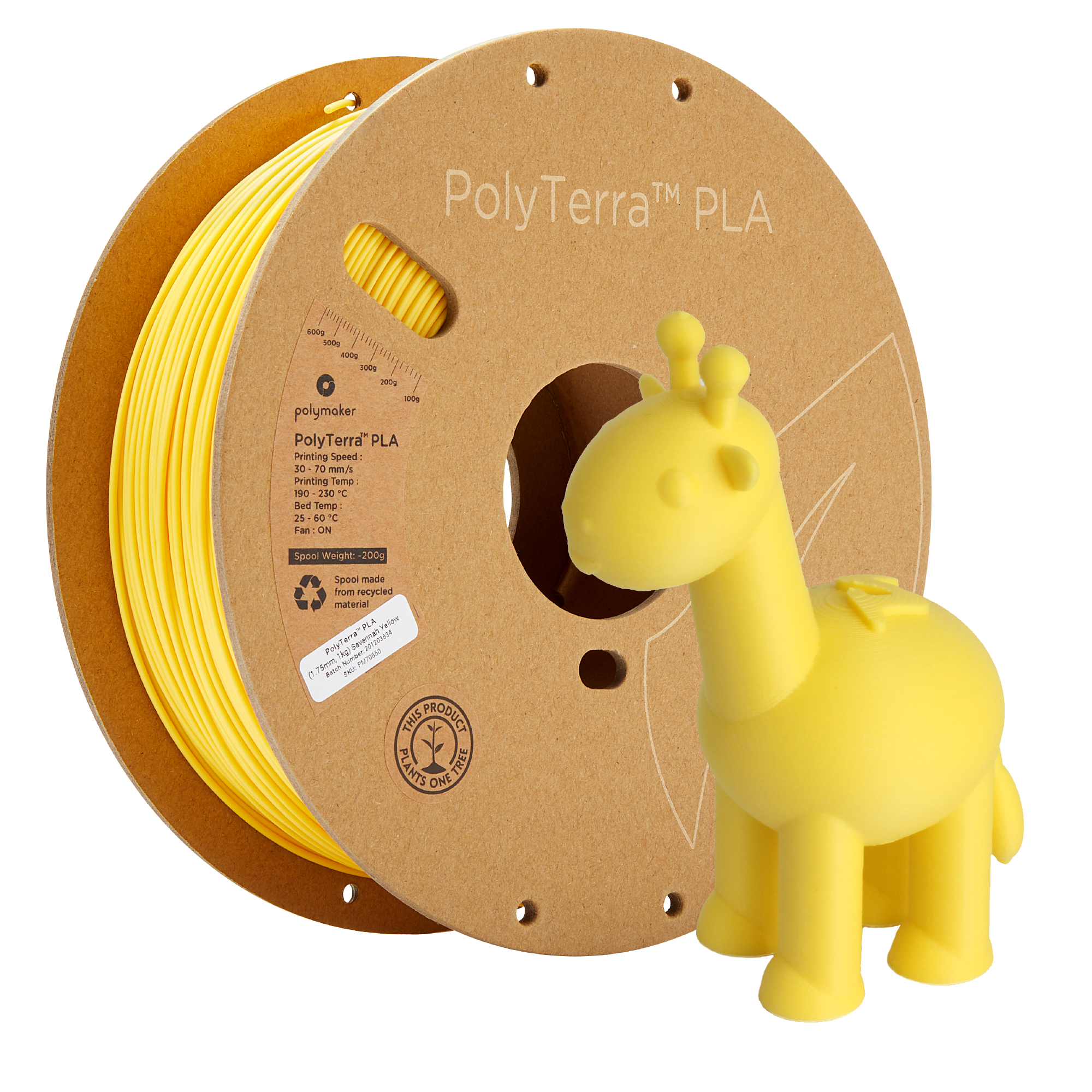 Panchroma™ Matte PLA (Formerly PolyTerra™ PLA)