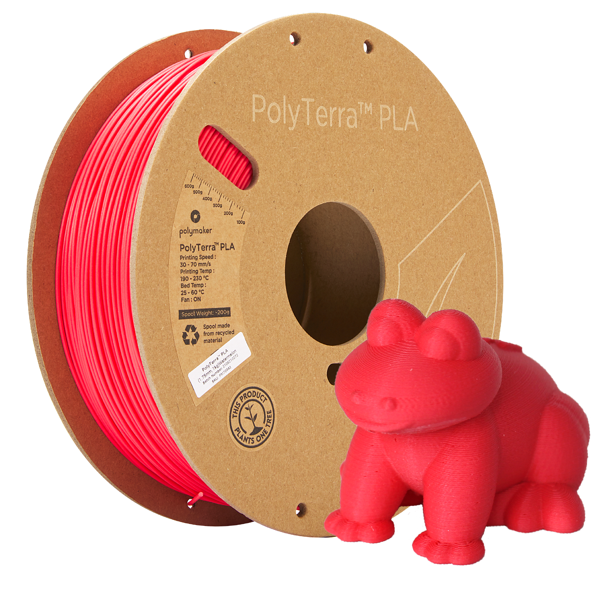 Panchroma™ Matte PLA (Formerly PolyTerra™ PLA)